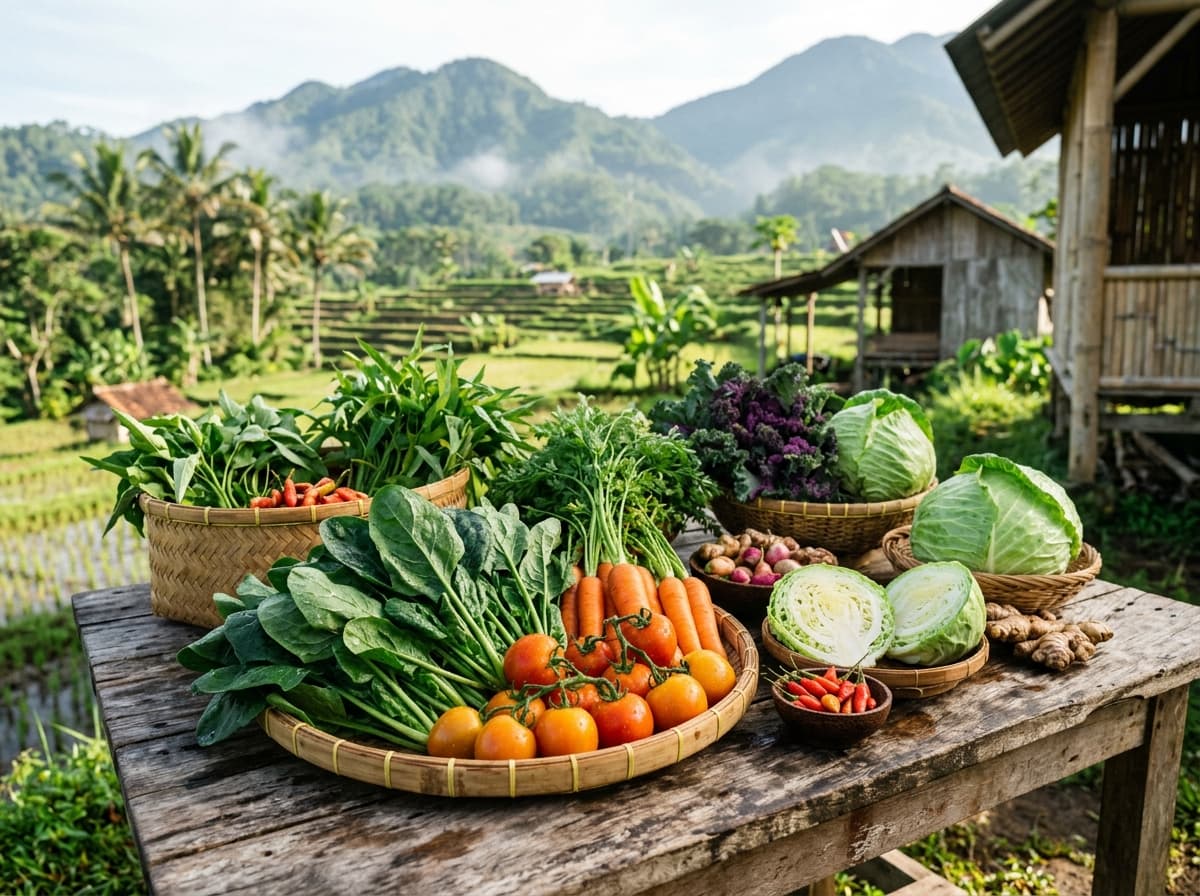 Sayur Organik Lereng Lawu