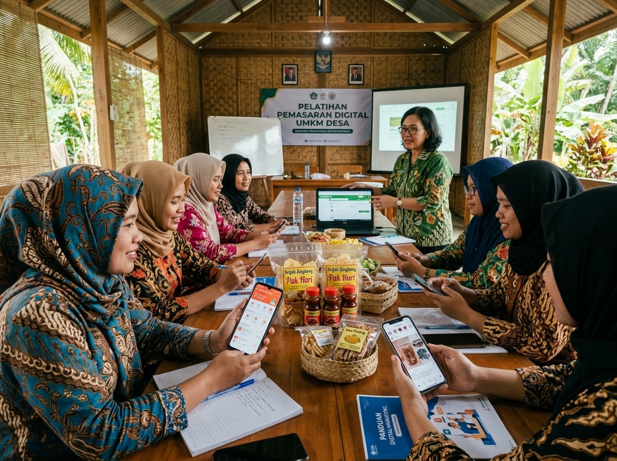 Pelatihan Pemasaran Digital bagi Pelaku UMKM Lokal